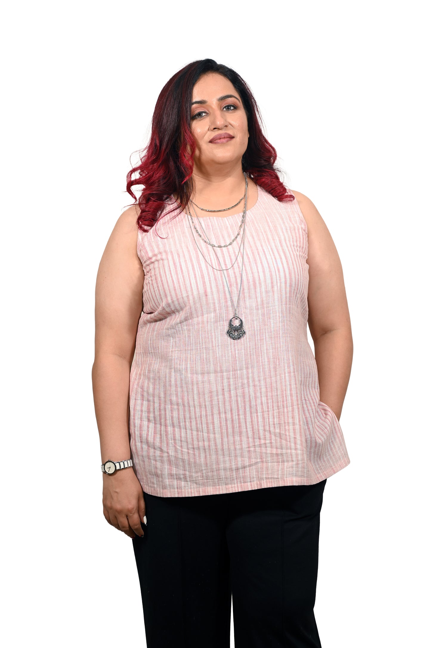 Pure Khadi Pink Top